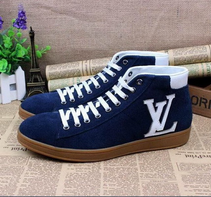 LV High-Top Fashion Men Shoes--056